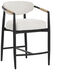 Marita 35 inch Louis Cream Outdoor Counter Stool